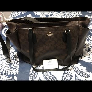 Coach diaper bag
